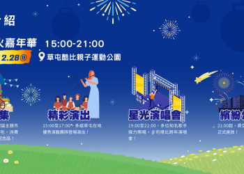 2025草屯聖誕煙火嘉年華　亮閃跨年前最後周末
