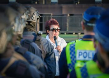 擴大維安部署！台中進行實兵操演　確保跨年活動零死角