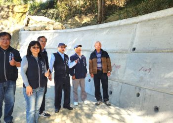 台中山區災後復建完工　民政局長視察東勢隆興里道路修繕