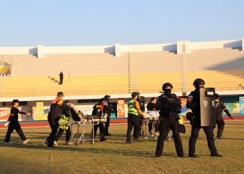 全力維安、平安跨年！  張麗善坐鎮實兵演練