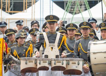 軍樂快閃對決！嘉義管樂節首迎陸海空三軍樂隊　街頭Battle震憾全場