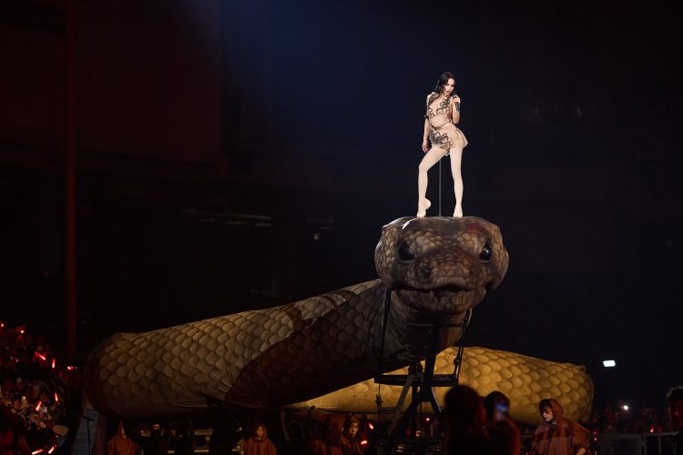 JOLIN蔡依林召喚「慾望巨蟒」繞場巡禮 照片提供：凌時差