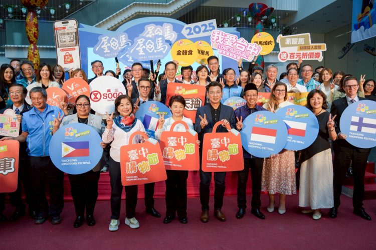 台中購物節化身「國際名片」! 多國駐台代表宣傳影片觀看數破百萬 助攻外籍參與人數成長逾5成