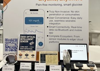 台亞攜手晉弘科技亮相CES 2026　秀HUSD-HS2模組供非侵入式血糖檢測新技術