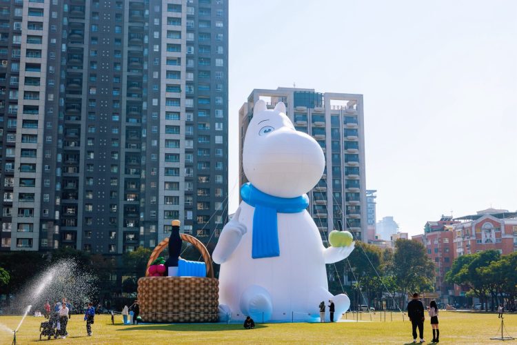 幸福蜜馬來台中? 全世界最大姆明(Moomin)現身話題爆棚!