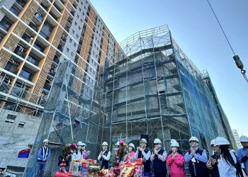 社宅坐落公園首排　東區台中公園二期好宅上梁啟新程