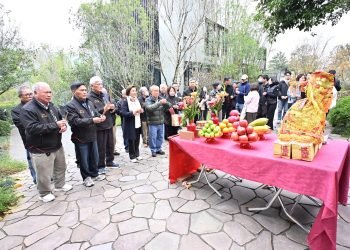 蔡其建董事長善心捐助伸港福安宮媽祖園區　赴苗栗迎回3尊神像邁向新里程碑