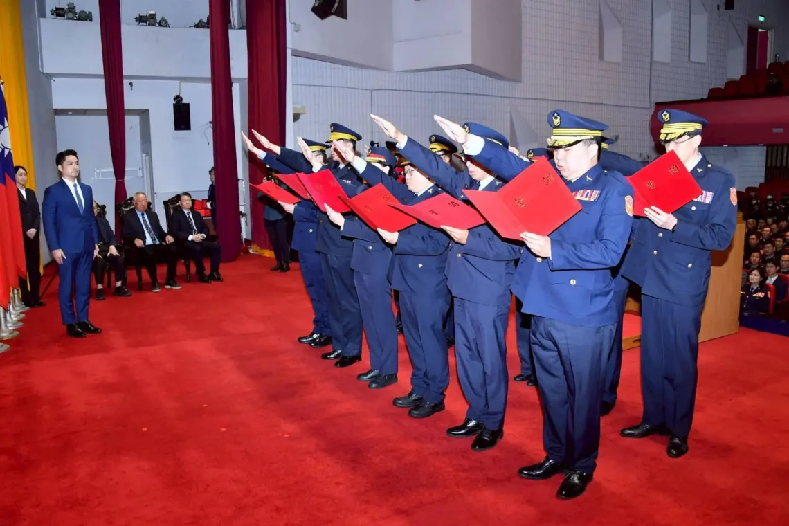 北市警政人事交接 蔣萬安:持續打造安全之都