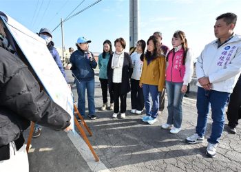 彰化縣府改善鹿港16條農路　王惠美視察確保農民行車安全