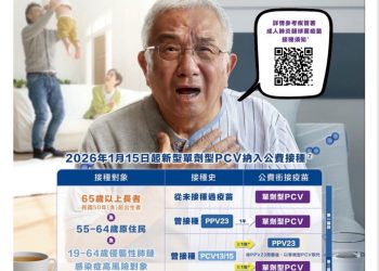 抗流感季再加一道防線　臺東成人肺鏈疫苗公費升級實施