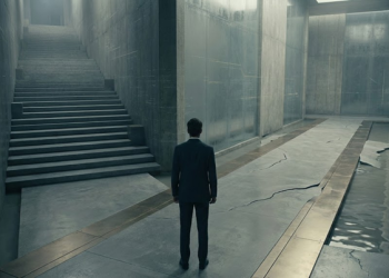 象徵信任崩塌與驗證成本墊高的 AI 詐騙示意圖