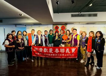 創世攜手高都同濟會辦書法義賣　助植物人與寒士溫暖過年