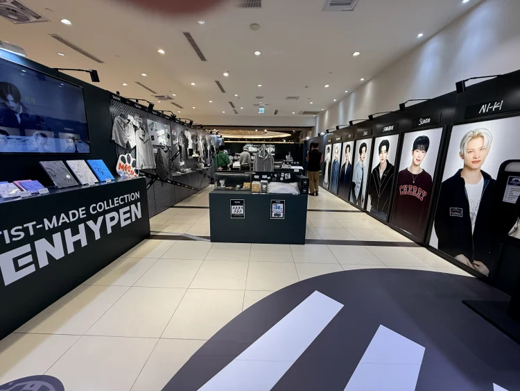 ENHYPEN 高雄快閃店登場 成員親自參與企劃引發熱議 南部恩靜注意ENHYPEN 巡迴快閃店 最終站落腳高雄夢時代購物