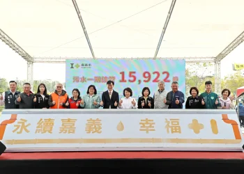 嘉義市污水下水道一期工程峻工　黃敏惠偕中央見證里程碑