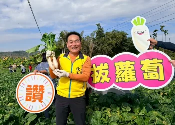 拔得新年好彩頭　竹山鎮親子拔蘿蔔體驗　寓教於樂