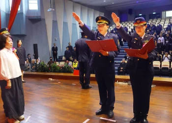 嘉義市警界新頁　林思妙接任第二分局長成首位女性分局長