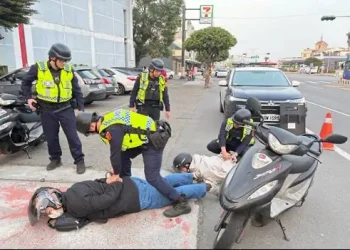 防搶、快打及攔截圍捕逼真上場 嘉警演練來真的!