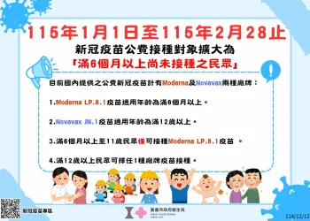 嘉市配合九華山地藏庵冬令救濟活動　提供帶狀疱疹、流感和新冠疫苗接種服務