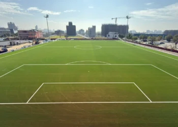 FIFA認證草皮成形！台中國際足球園區7月完工　全台首座AFC等級球場即將亮相