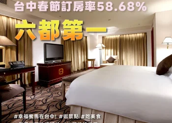 中市春節訂房率六都第一　金典酒店總統套房幸運兒出爐