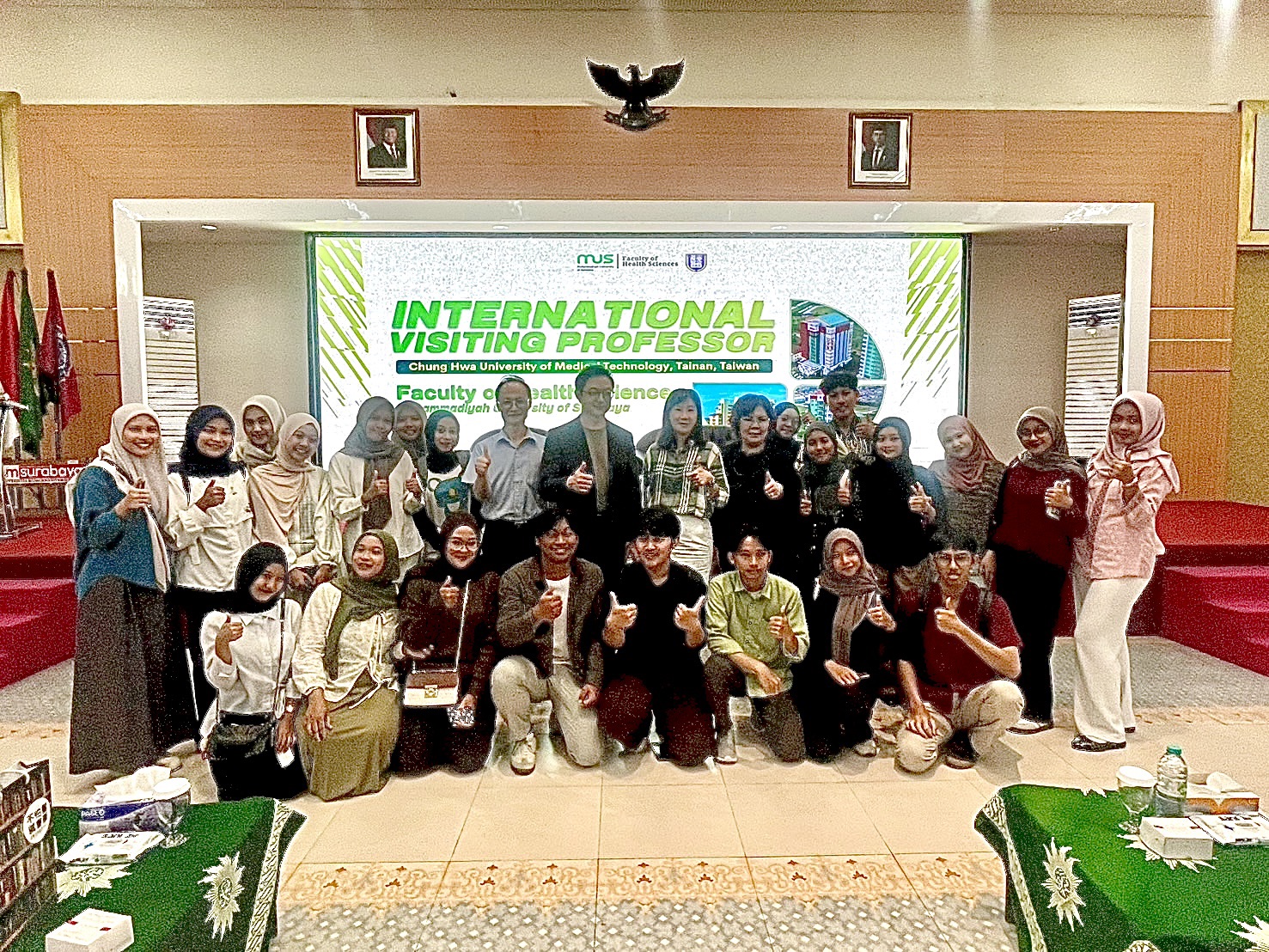 中華醫大與印尼穆罕默德大學簽署合作備忘錄跨國專業人才培育及學術交流