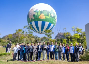 春節新亮點　浪漫又幸福　九九峰氦氣球樂園試營運