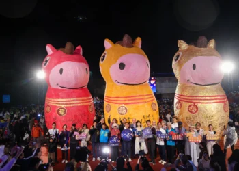 2026平溪天燈節　侯友宜題「平安如意 溪望成真」　祈願迎來滿滿福氣