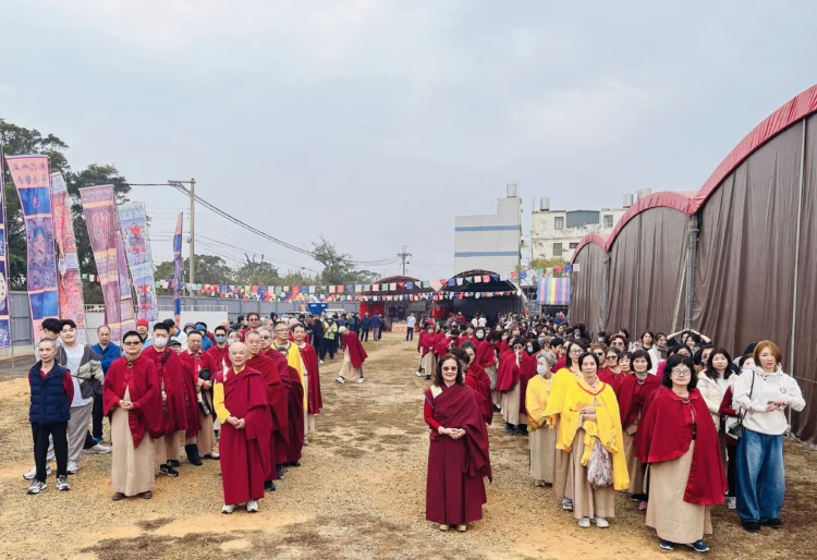 覺行寺「新春萬燈供佛祈福法會」圓滿 初六舉行動工儀式