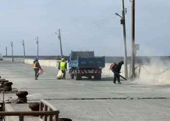 雲縣府漁港清潔與環境美化　迎接馬年全新風貌