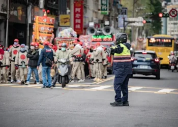 北投慈后宮媽祖遶境　北投分局全力維安交管