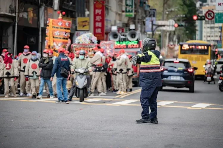 北投慈后宮媽祖遶境　北投分局全力維安交管