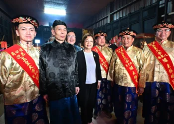 傳承百年傳統迎天公　芬園鄉社口角迎天公