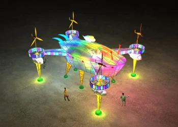 智慧農業閃耀燈會！嘉義「未來方舟」無人機主燈　宣示農工科技大縣決心