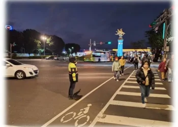 金馬賀歲迎新春 交通順暢喜迎春 松山警守護春節交安