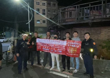 幸福點燈迎新春 員林分局宣導重要節日安全維護