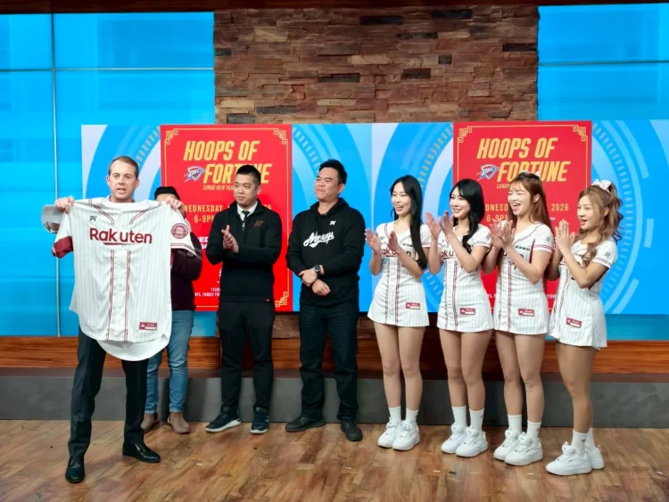 開場文創促成樂天女孩首登 NBA 雷霆主場　FOX 專訪大秀台式應援魅力