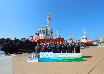 臺灣港務港勤公司舉辦3艘拖船交船典禮　宣示持續強化港區作業效能與航安能量