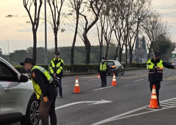 春節9天連假來了　嘉義市警一分局加強交通疏導與酒駕取締