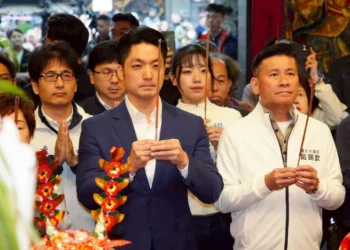 蔣萬安天公生參拜松山奉天宮　祈求風調雨順國泰民安