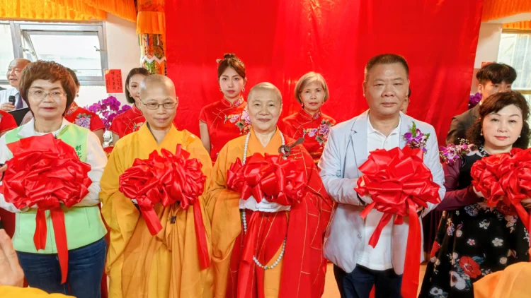 彰化歡喜慈善精舍開光圓滿 證達上人弘法利生行公益