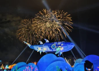 2026台灣燈會永續海洋燈區 鯨魚戰艦霸氣領航 四大亮點精彩呈現