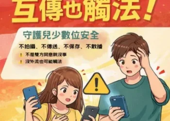 兒少私密影像「互傳也違法」　投縣府提醒保存都可能觸法