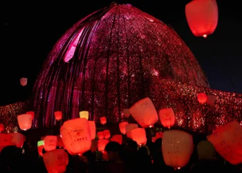 「光之新徑－嘉義夢」×「再。嘉義」燈區正式啟動　率先點亮2026台灣燈會第一道光