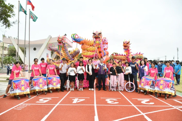 賀！芳苑國中競技舞龍全國賽勇奪4金　彰化體育與傳統文化再添亮點