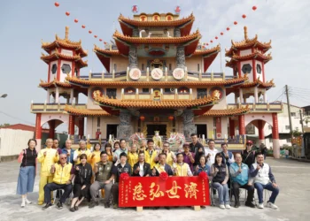 翁章梁贈匾水上奉天宮濟公廟「濟世弘慈」