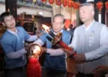 嘉義市運動會聖火引燃典禮　城隍廟祈福揭開序幕