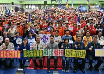 臺北童軍節1500人齊聚慶祝　蔣萬安宣布臺北童軍大露營7月登場