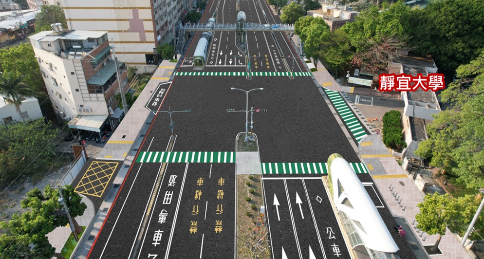 台灣大道靜宜弘光段今起夜間燙平施工！　市府投入1.54億打造安全人本通行環境