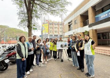 西區大隆路人行道優化啟動！　中市建設局打造友善綠蔭步行空間