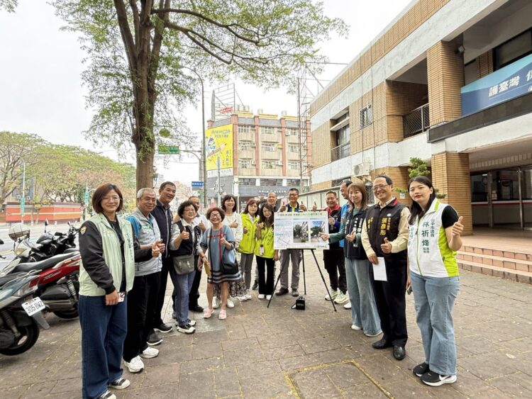 西區大隆路人行道優化啟動! 中市建設局打造友善綠蔭步行空間